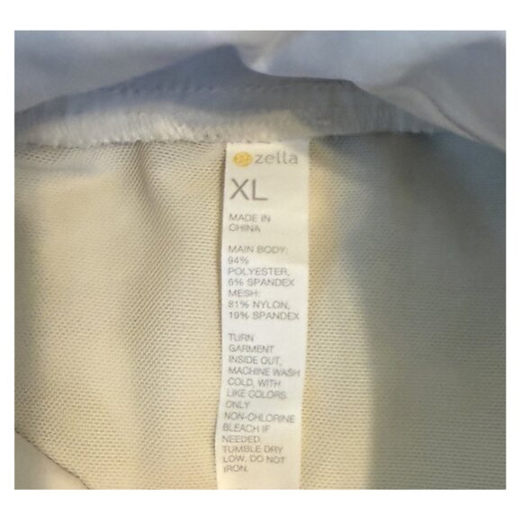 Title: Ace Print Zip Jacket w/ Stowaway Hood – Cream – Size XL NWT - Picture 9 of 11